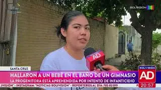 Rescatan a un recién nacido con vida en un gimnasio