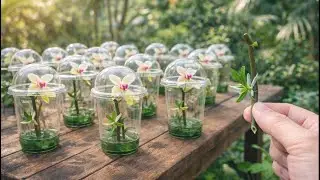 Methods for Propagating Orchids by Cuttings Under Real-World Conditions