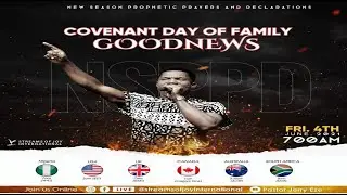 New Season Prophetic Prayers and Declaration [NSPPD] - 4th June 2021