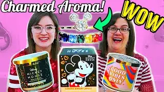 DISNEY & RAINBOW SURPRISE JEWELRY REVEAL! - Charmed Aroma Candle Review