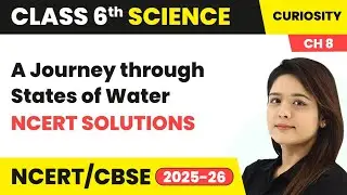 A Journey Through States of Water - NCERT Solutions | Class 6 Science - Curiosity Chapter 8 | CBSE