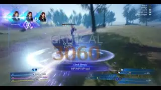 Crisis Core: Final Fantasy VII Reunion - Early Game Elemental Crit Build Is Sheesh