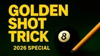  8 BALL POOL -GOLDEN SHOT TRICK 2025-2026😍 USE AND GET 100 💸😍 @talhagaming8bpYt #goldenshot .