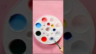 Art by colour mix 🌈 #shorts #art  #colourmixing #mixedcolors #colormixingmagic #games