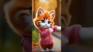 Wait for end twist 🤣😱 cute cat animals video ai cat video #cute #funny #trending