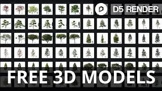 Free 3D Models for D5 Render | Бесплатные модели для d5 render | D5 Render