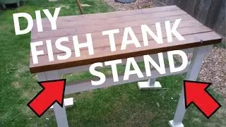 How To Build: DIY Rustic Style Fish Tank Stand