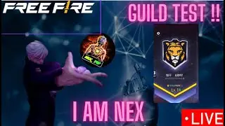 N3X F4F is Live @N3xus-fov NFF Army Guild Test on Live !! - Garena Free Fire #shorts #shortslive