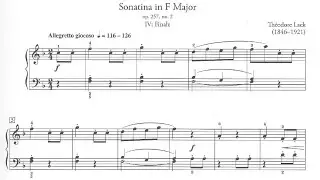 Sonatina in F Major (Th&eacute;odore Lack) - RCM Level 3 Repertoire