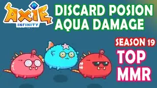 AXIE DOUBLE BUG DISCARD  GARISH POISON AND AQUA ON TOP 1000 MMR Season 19 | Axie infinity