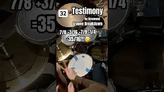 GROOVE BREAKDOWN: Testimony #music #shorts #drums #drummer #music #funk #drumming #percussion #bass