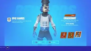 New crackshot skin style