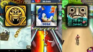 Temple Run Oz Vs Sonic Dash 2 Sonic Boom Vs Temple Run 2 Pirate Cove - Endless Run Game Play