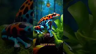 Top 10 Poison Animals (Dart Frog, Cobra, Jellyfish, Scorpion #animals #poisonanimal #blackmamba