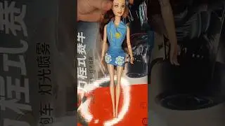 &ldquo;A handmade dress sewn for a Barbie doll using the colors of the Kazakhstan flag. 🇰🇿💙💛&rdquo;#kazakhstan