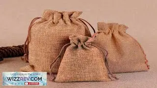 10 50 Pcs Reusable Burlap Jute Bag Potato Sandbag Sack Gunny Race Bags