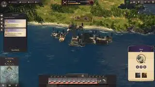 Anno 1800 Black Flag Island Takeover.