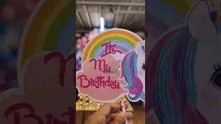 unicorn theme birthday decoration #youtube #balloon #birthday #unicorn