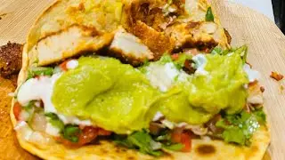 The BEST Tacos EVER | Chicken Taco Recipe/Easy Grilled Chicken Tacos (w/ Avocado Cream Sauce)تاكو