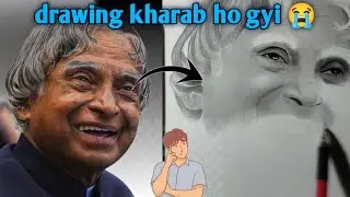 Dr. A.P.J. Abdul Kalam Realistic Pencil Sketch | Final Portrait Drawing ✏️🔥#art #apj #shorts 