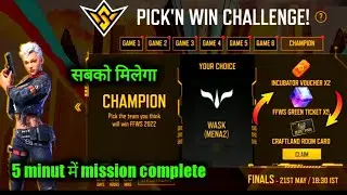 free fire pick n win challenge event | how to complete pick n win challenge event | ff new event