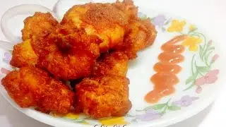 Crispy Prawn 65-Shrimp 65-Indian Non Veg Starter Recipe-Easy and Quick Prawn fritters