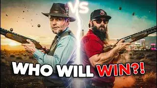Can 2 Beginners HIT ANYTHING?! | Clay Shooting LAS VEGAS