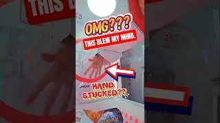😰🩵🩷POV: Tornado Claw Machine BLEW. MY MIND. 🤣 #clawmachine #arcade #arcadegame #pokemoncards #shorts