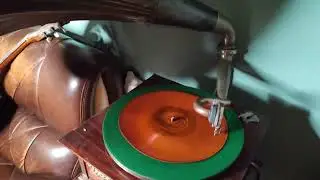 A bent record from a flea market
