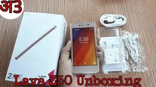 Распаковка Lava Z50: Android Go