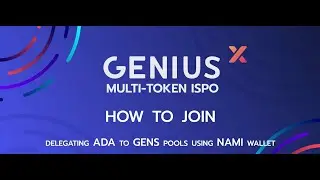 How to delegate to the Multi-Token ISPO using Nami Wallet
