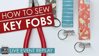 How to Sew Fabric Key Fobs