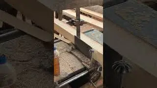 Showcasing Expert Precision in Wood Cutting by Sawmill Operators