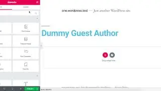 Create a Guest Author Archive Template using Elementor Pro