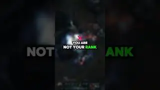 You are Not your Rank #shorts #motivation #lolshorts #gamingmindset #leagueoflegends #mindset
