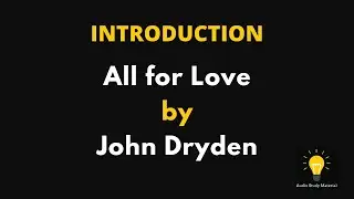 All for Love by John Dryden - Introduction