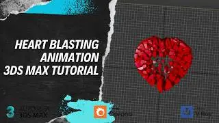 Heart modeling and blasting in 3dsmax #explosion #3dsmax #3dmodeling #blast #3dmodelingtutorial