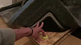 Présentation de l'estrade de découplage pour ma batterie, à base de balle de tennis