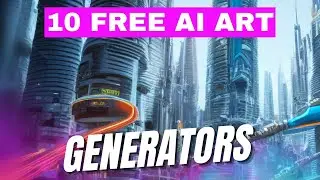 Top 10 Free AI ART Generators | FREE AI Text to Image