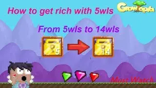 Growtopia | How to profit with 5wls
