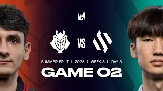 G2 v BDS | 2025 LEC Summer | Week 3 Day 3 | G2 Esports vs. Team BDS Game 2