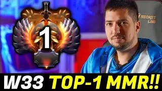 W33 back to TOP 1 MMR ! Dota 2