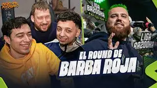 REACTION WITH LUCAS UPSTEIN TO BARBA ROJA’S COMEDY ROUND AT LIGA BAZOOKA