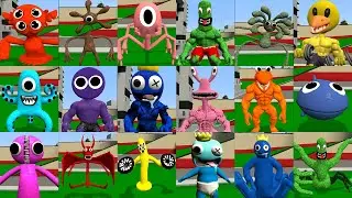 Jumpscares All New Rainbow Friends Npcs & 3D Sanic Clones Memes Update - Garry's Mod