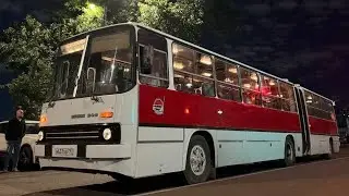 Поездка на ретро-автобусе Ikarus 280.33 №Н631ОВ797 №Котельническая набережная-Цветной бульвар 