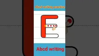 Abcd alphabet writing practice l ABC learning with song l bacho ko abcd kaise sikhaye l #shorts