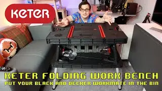 Checking out the Keter Folding Work Bench in 2022 - Forget the 'Workmate' - this is what you need!