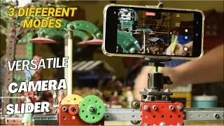 DIY Motorized Camera Slider | Smooth B-Roll, Cinematic Shots & Timelapse Filming with Meccano