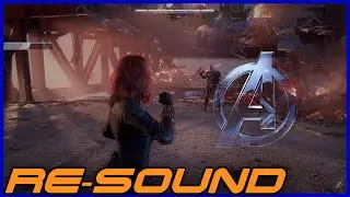 Marvel's Avengers A-Day [Black Widow] vs Taskmaster Boss Fight Gameplay 4K [[RE-SOUND]]