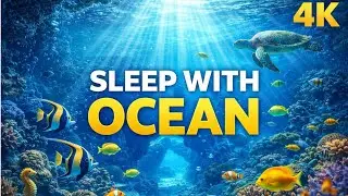 Ocean Sounds for Sleep | Deep Sea Underwater Relaxation (4K)